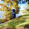Blue Hummingbird Mouth-Blown Glass Ornament, One of a Kind - 01